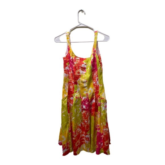 American Living Sleeveless Tie Die Fit N Flare Dress, Size 2, Pre-Owned - Picture 3 of 5